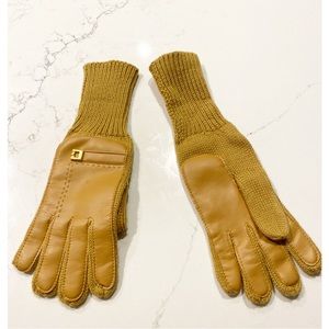 English Village Vintage Caramel Tan Gloves